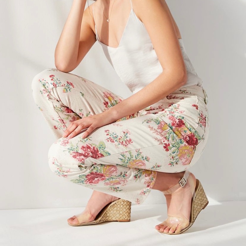 Urban Outfitters BDG Floral Mom Jeans